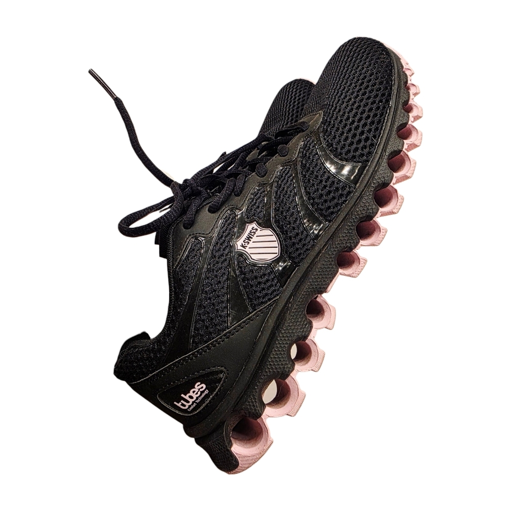 K-Swiss Black and Pink Athletic Shoes